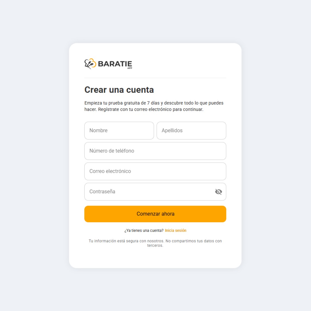 Formulario de registro